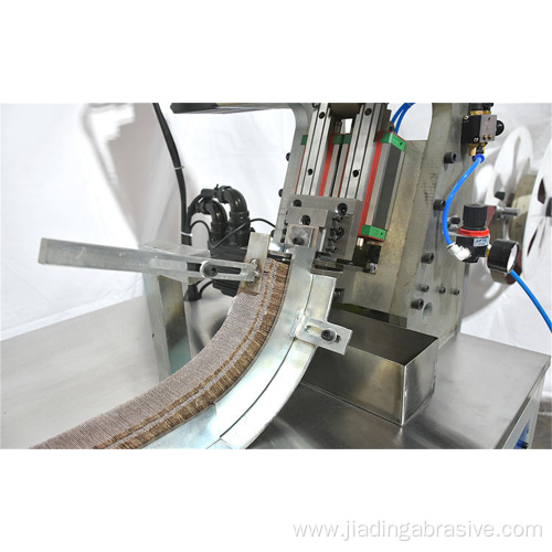 abrasive cloth wheel shank flap wheel making machine